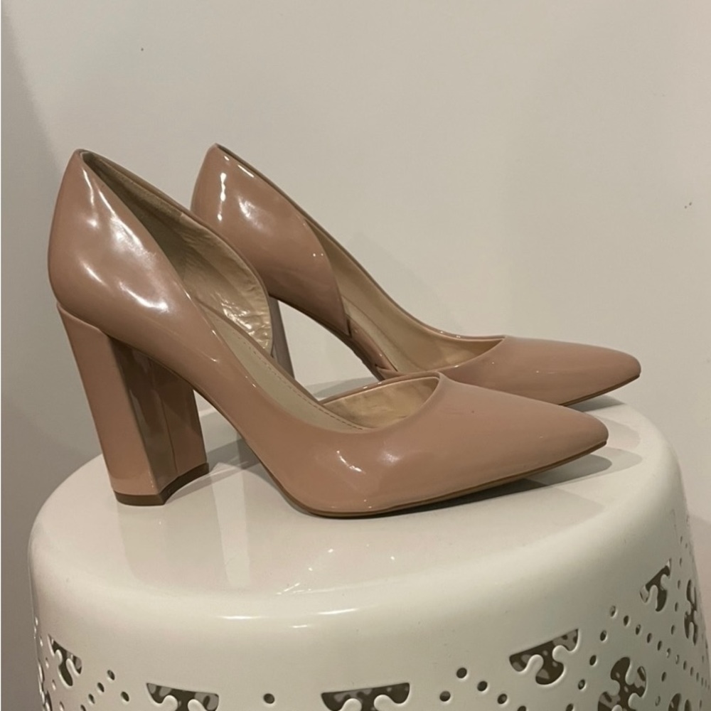 NINE WEST  Anisa Women's pointed Toe High Heels Beige Size 7